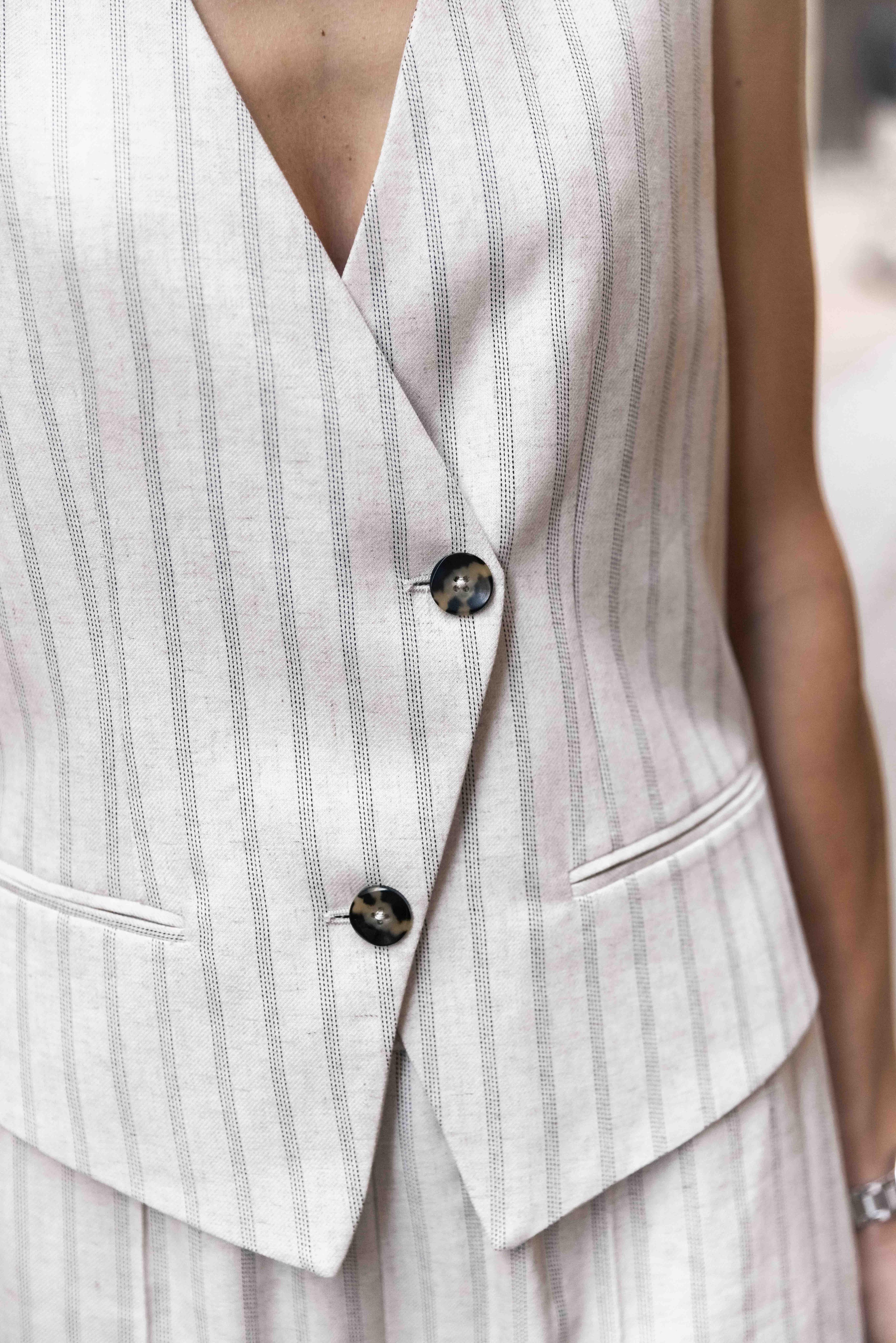 Top sans manches VERA Crème  CHLOE STORA dernier en 40!!