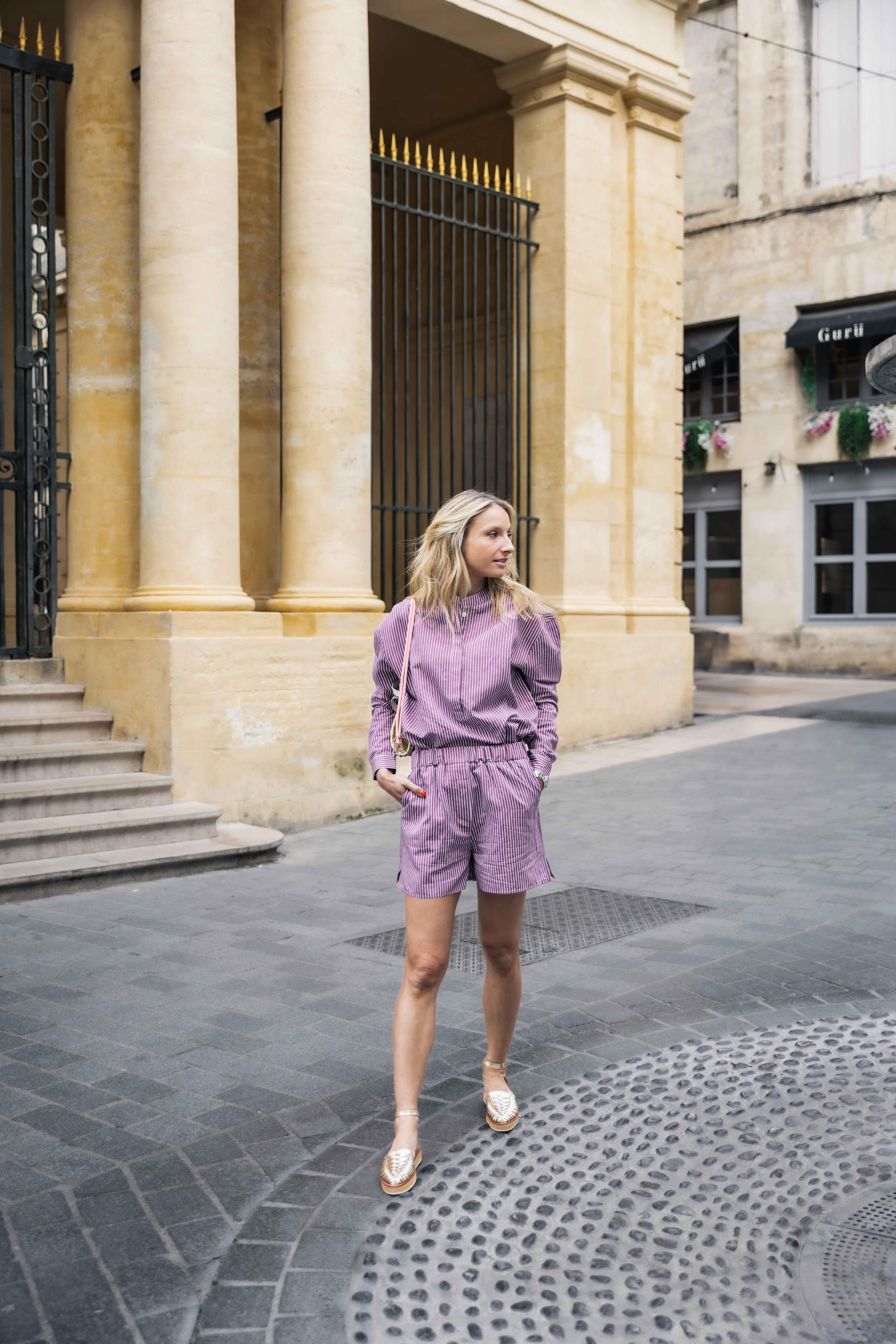 Short JAIPUR rayé CHLOE STORA dernier en 38!!