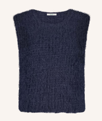 Pull sans manches bleu foncé JAMES SPENCER  BY BAR