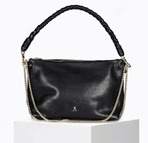 Sac MALLOW Twist Grainé Noir CRAIE STUDIO