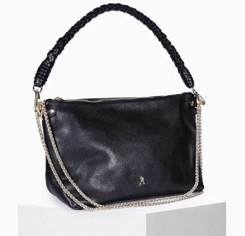 Sac MALLOW Twist Grainé Noir CRAIE STUDIO