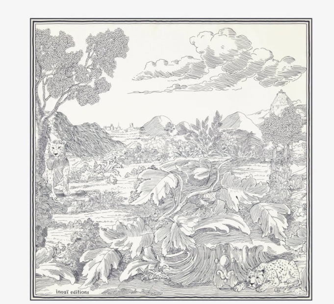 Carré 70 x 70 HISTOIRE Blanc Inoui Editions Dernier !