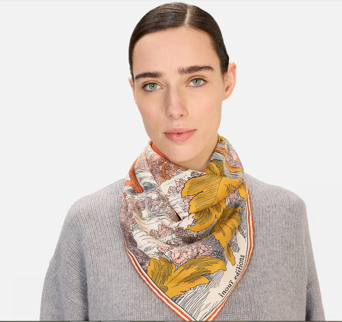 Carré 70 x 70 HISTOIRE Orange Inoui Editions