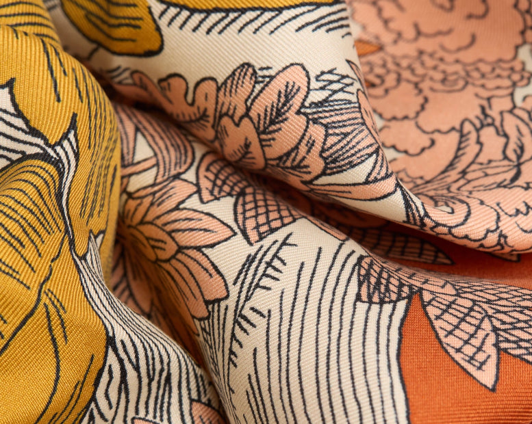 Carré 70 x 70 HISTOIRE Orange Inoui Editions