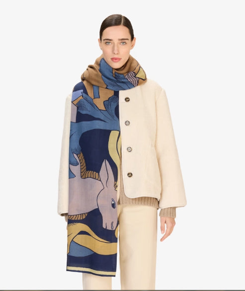 Etole 100 x 190 CAVALE Bleu Inoui Editions