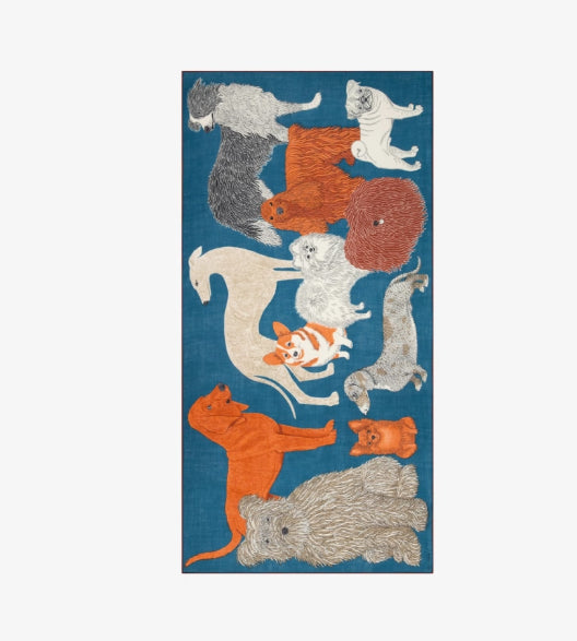 Etole 100 x 190 TOUTOU Bleu Inoui Editions