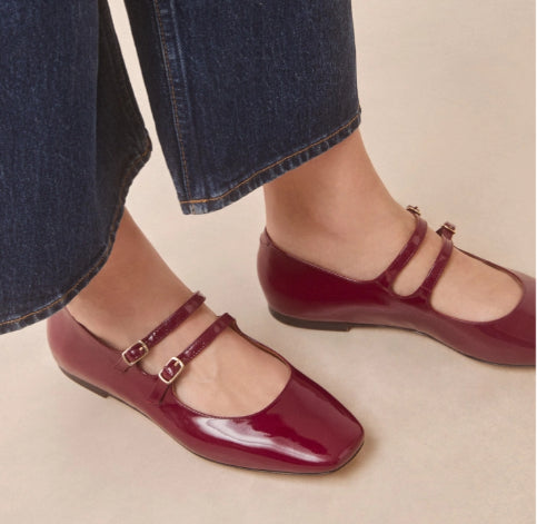 Babies  N° 128 Bordeaux vernis RIVECOUR