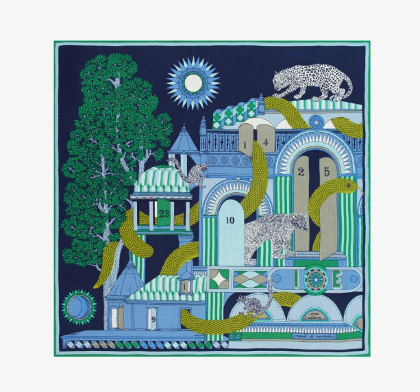 Carré 100 x 100 NICOLAS Vert Inoui Editions