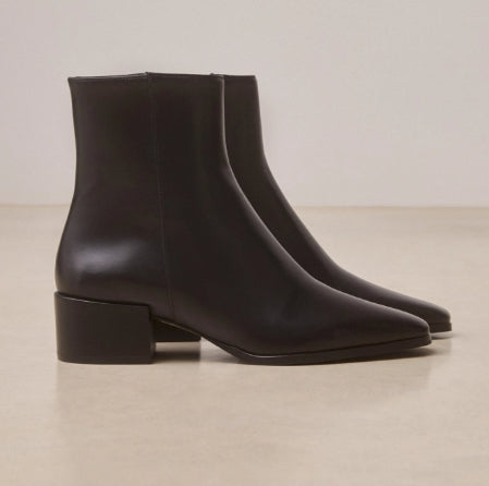 Bottines N°406 Cuir Noir RIVECOUR