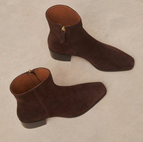 Bottines N°406 Suède Marron RIVECOUR