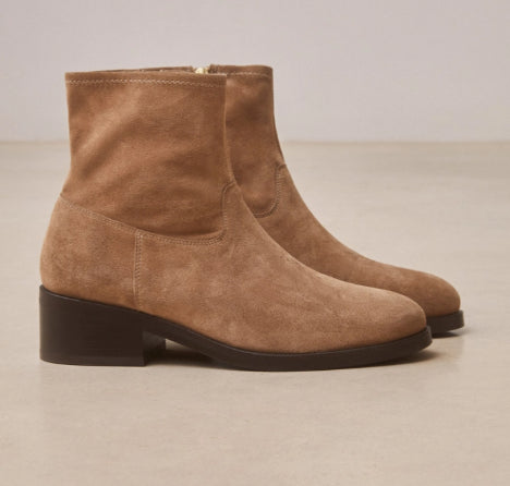 Bottines N°167 Suede Taupe RIVECOUR