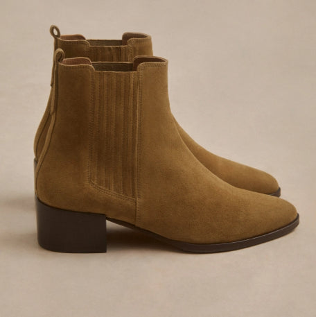 Bottines N°408 Suède Ecorce RIVECOUR