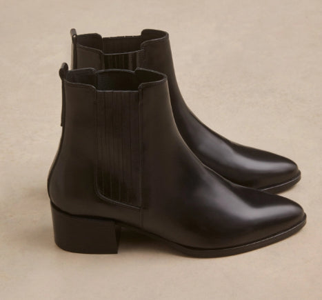 Bottines N°408 Cuir Noir RIVECOUR