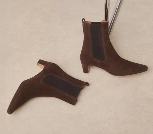 Bottine N° 525 Suede Marron RIVECOUR