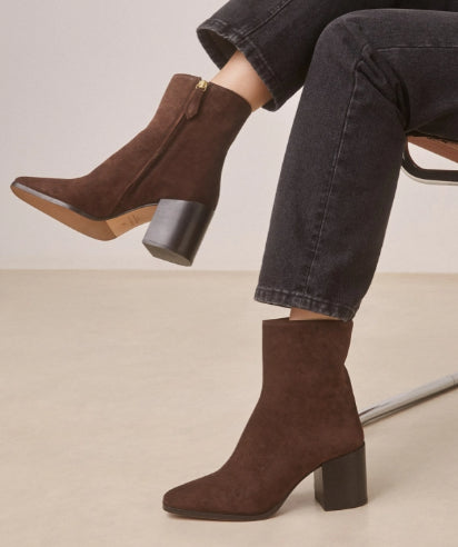 Bottine N°670 Suede Marron RIVECOUR