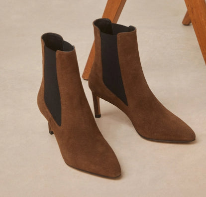 Bottine N° 711 Suède Mocha RIVECOUR