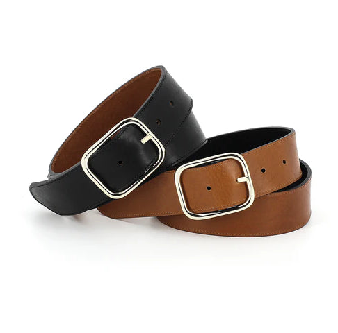 Ceinture réversible La VICE VERSA Noir/ Camel HERBERT