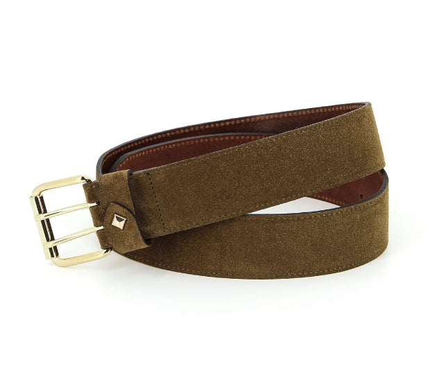 Ceinture Velours La GUIARD Tobacco HERBERT