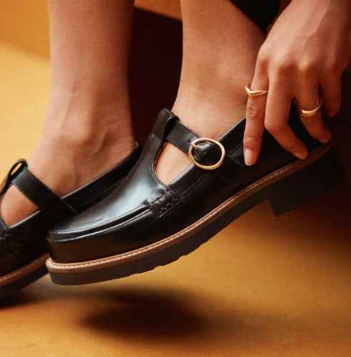 Derbies CARMEN Noir ODAJE ex M.MOUSTACHE