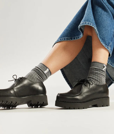 Derbies DEBORAH Noir ODAJE ex M.MOUSTACHE