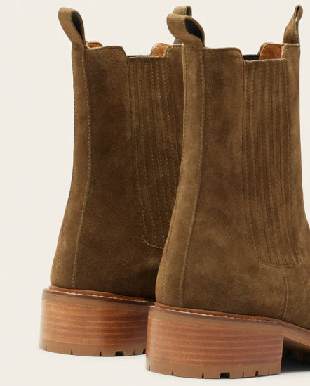 Bottines Dorianne suède Kaki ODAJE (ancien M MOUSTACHE)