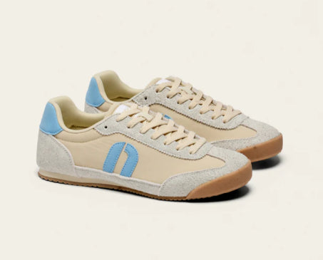 Basket RIYA Beige Bleu ODAJE (ancien M MOUSTACHE)