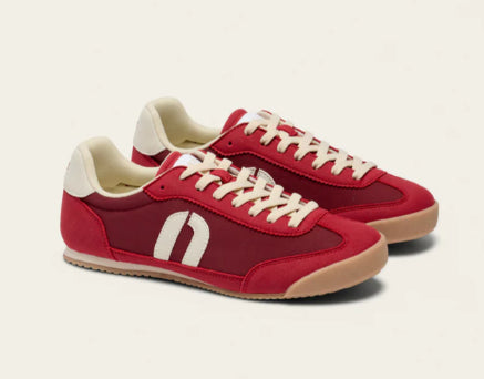 Basket RIYA Rouge Ecru ODAJE (ancien M MOUSTACHE)