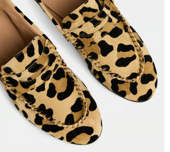 Mocassin Suède Léopard N° 284 ANNIEL