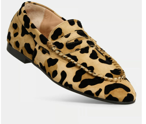 Mocassin Suède Léopard N° 284 ANNIEL