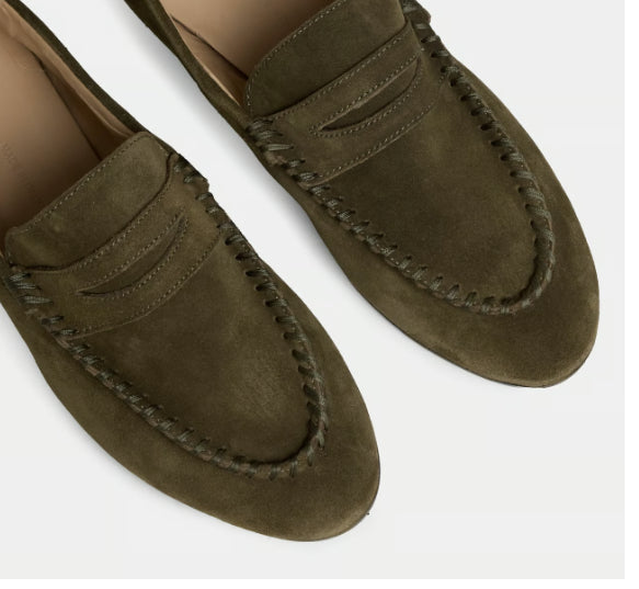 Mocassin Suède Kaki N° 284 ANNIEL Réassort !