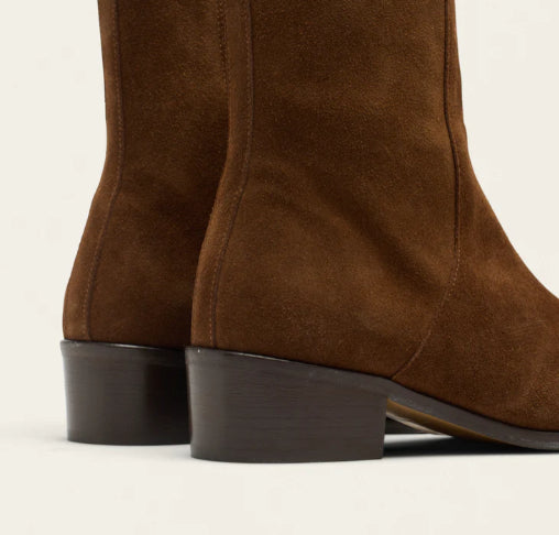 Bottines Sybille suède Marron ODAJE ex M MOUSTACHE