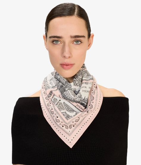 Carre 65 x 65 LOUVRE Rose Inoui Editions Dernier !