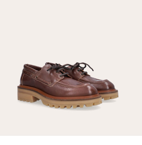 Chaussures Bateau A9050 Cognac Shadow BILLI BI