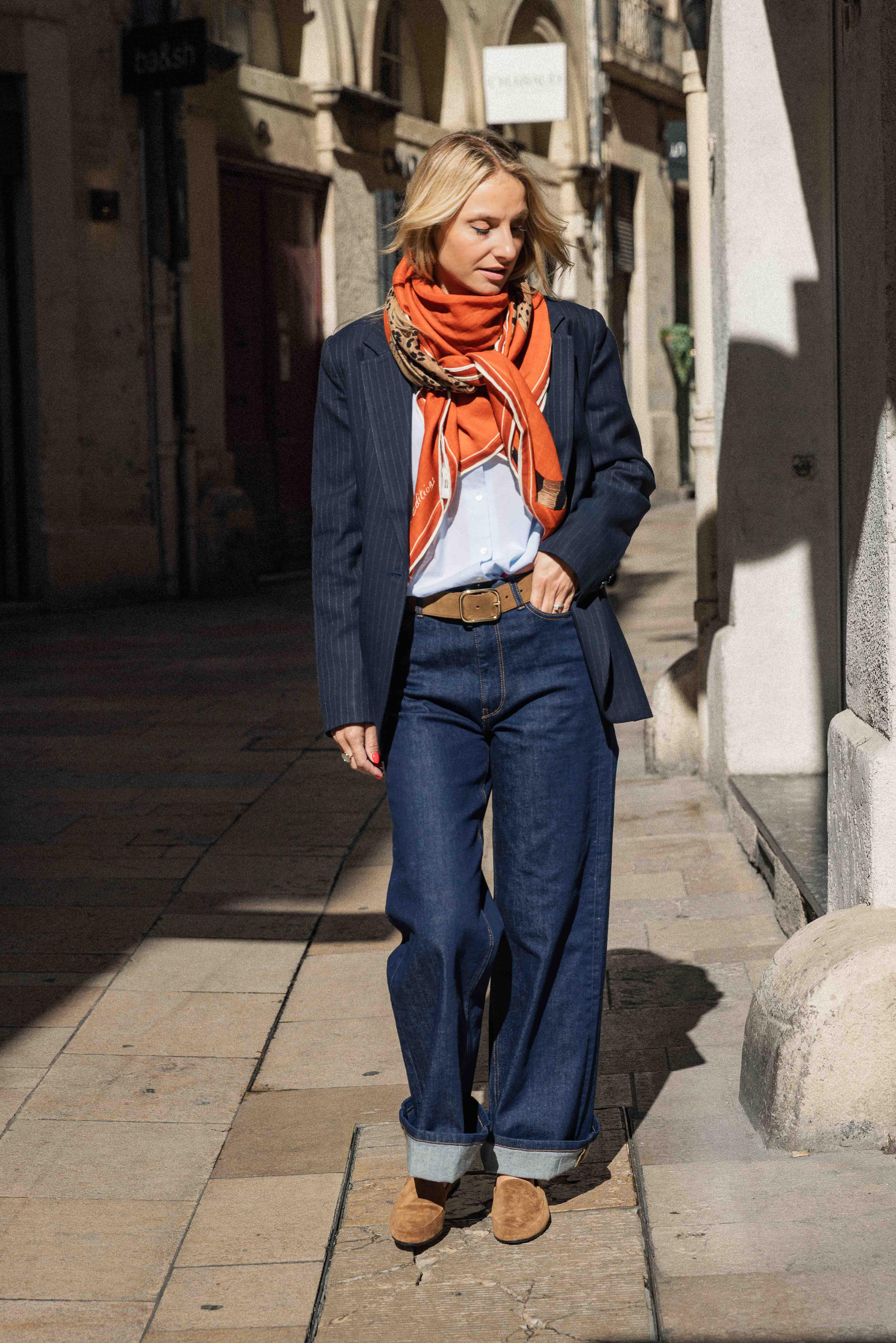 Jean bleu foncé LINA PANT  BY BAR