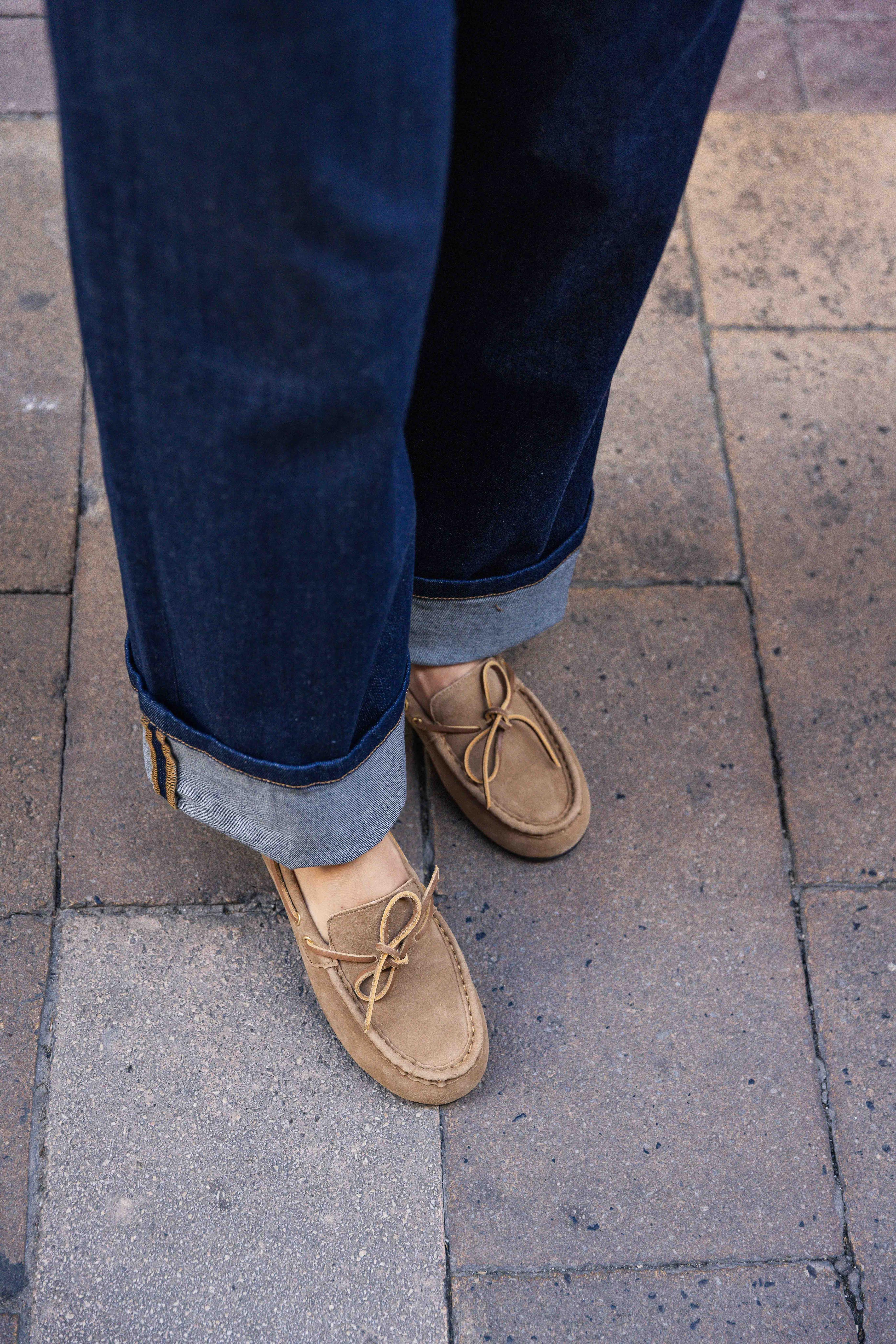 Chaussures Bateau A8712 Beige Billi Bi