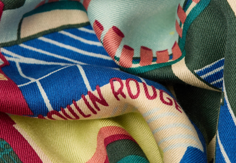 Carré 100 x 100  J'AIME PARIS Multico Inoui Editions