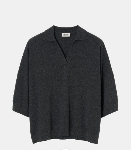 Pull en laine col V ZENGGI W03-2044