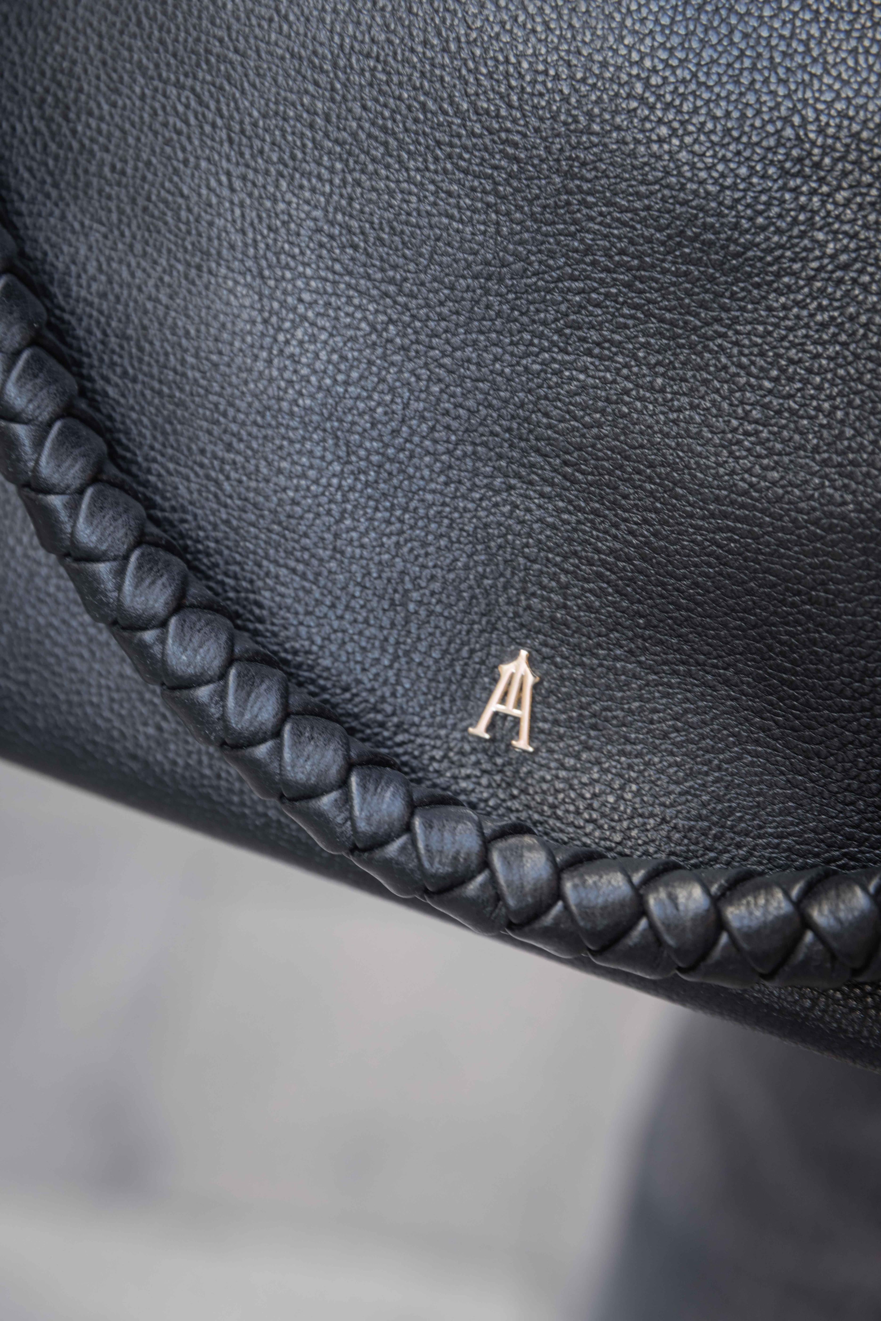 Sac MALLOW Twist Grainé Noir CRAIE STUDIO