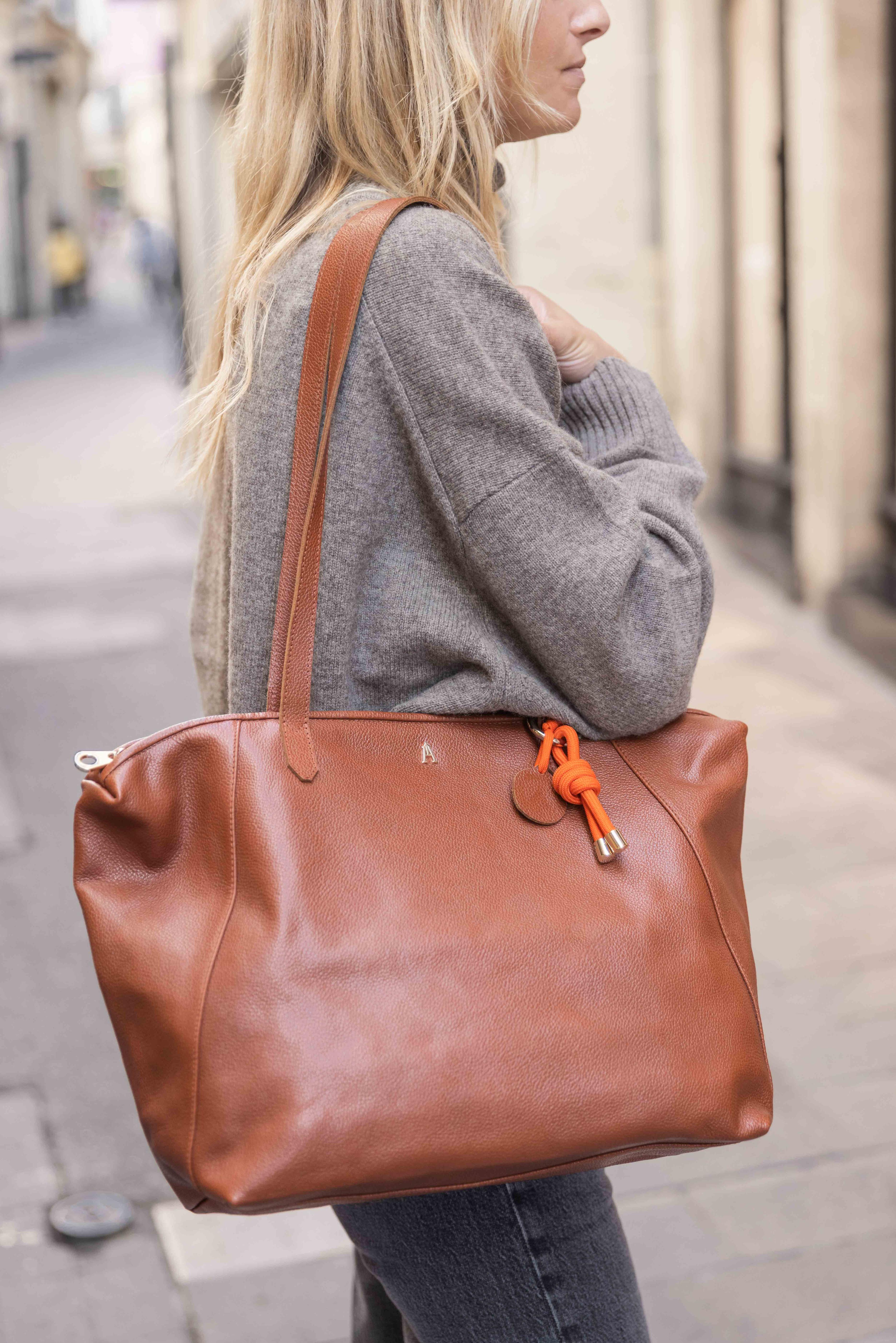 Sac ICONE Grainé Coffee CRAIE STUDIO