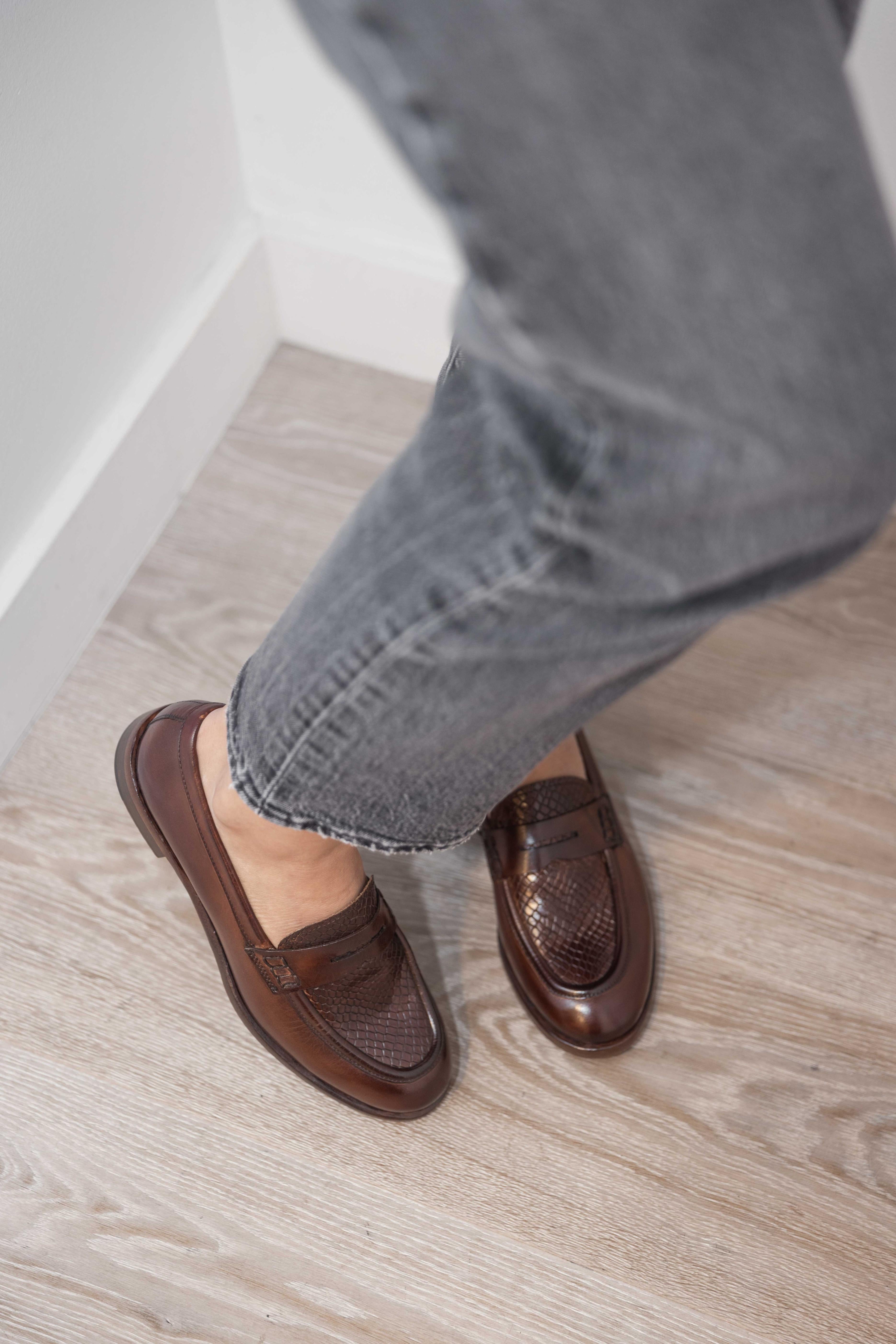 Mocassin D105 Cuoio ELLA ITALIE