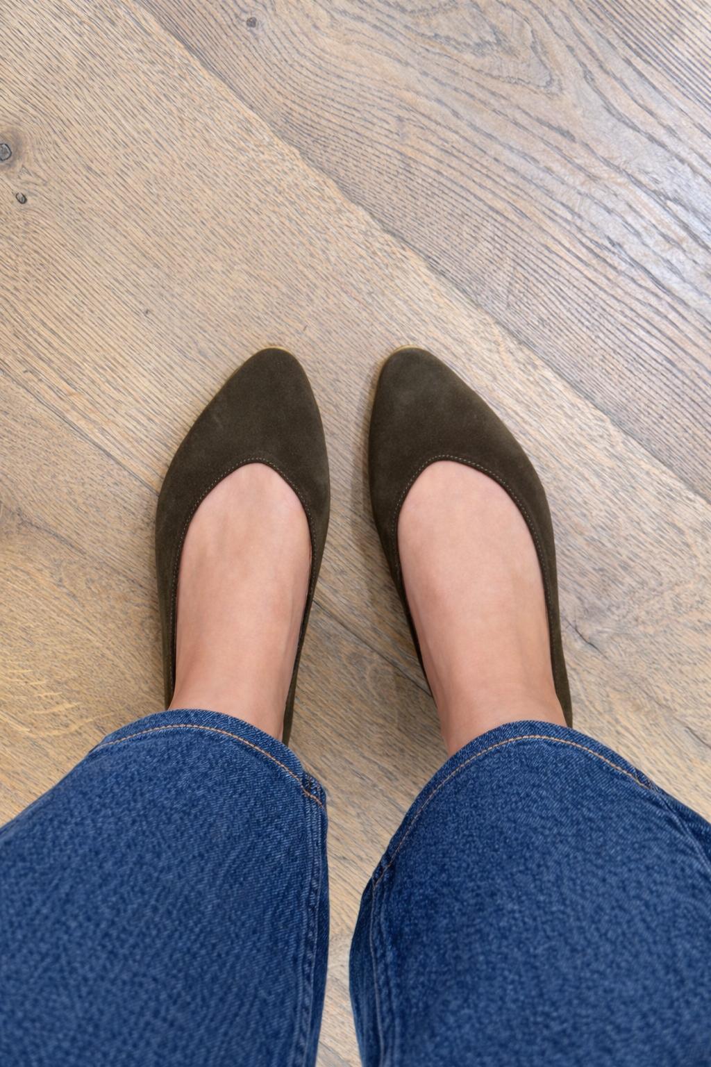 Ballerine  JACKIE 119 BOSCO (kaki foncé) ANNIEL