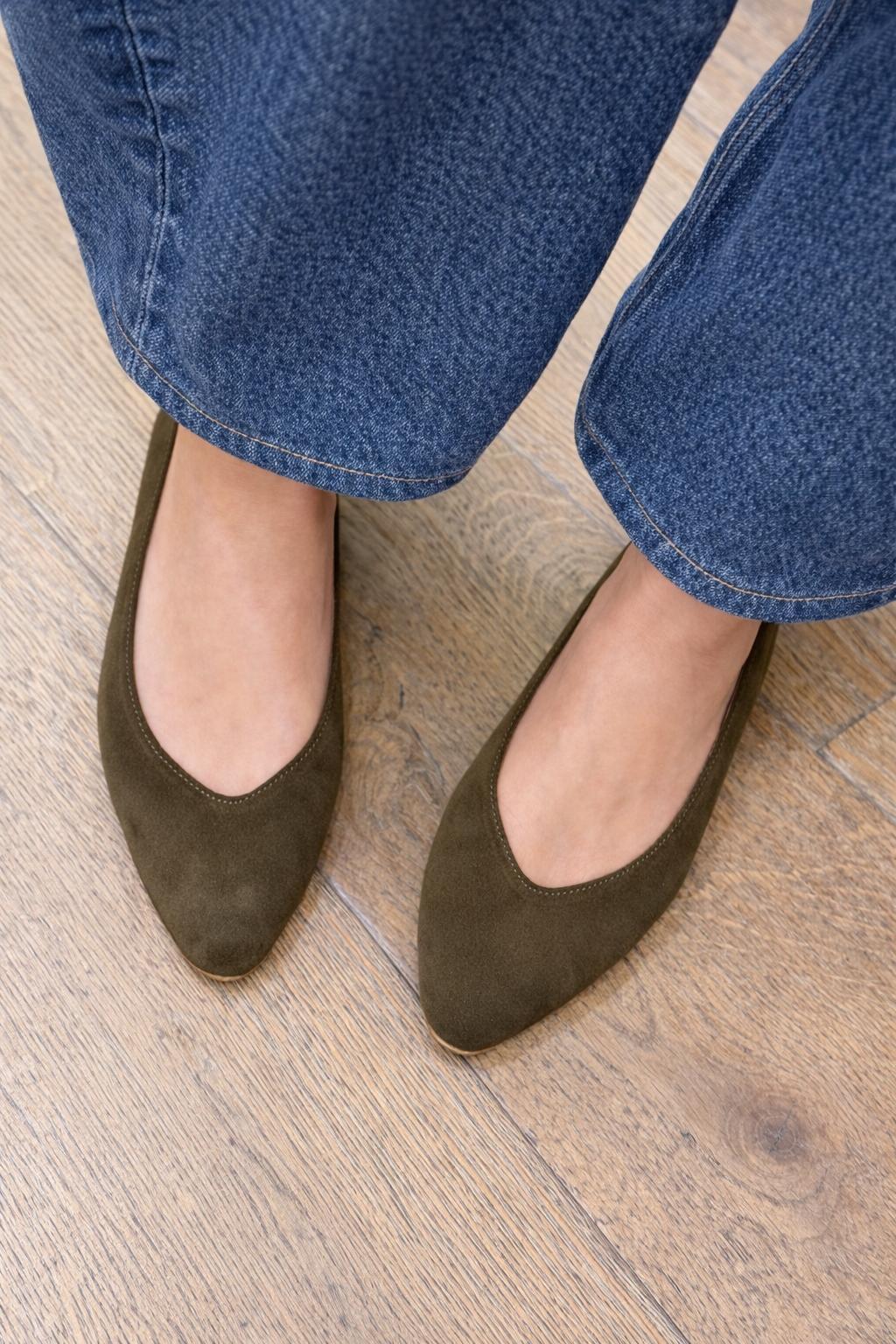 Ballerine  JACKIE 119 BOSCO (kaki foncé) ANNIEL