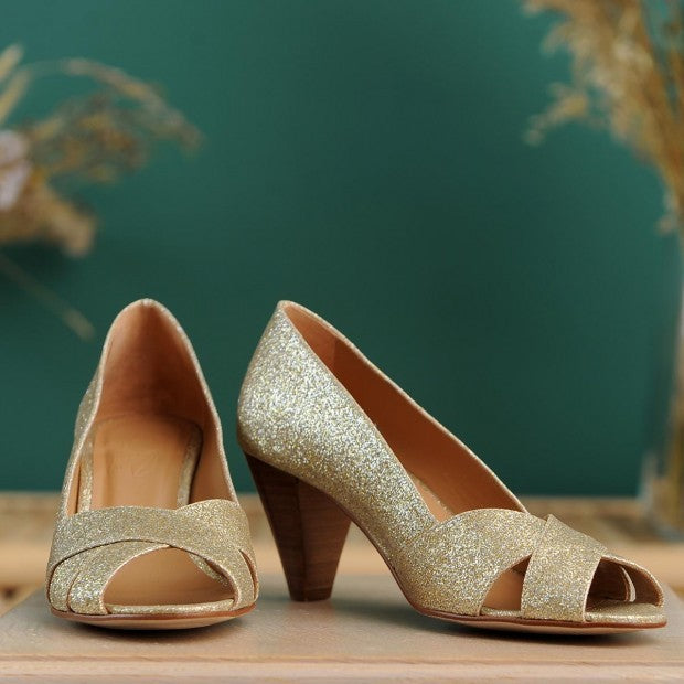 Escarpins Athenes  Or (reste  41) - Ameska