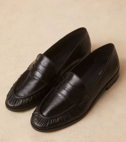 Mocassin N° 158 Cuir noir RIVECOUR