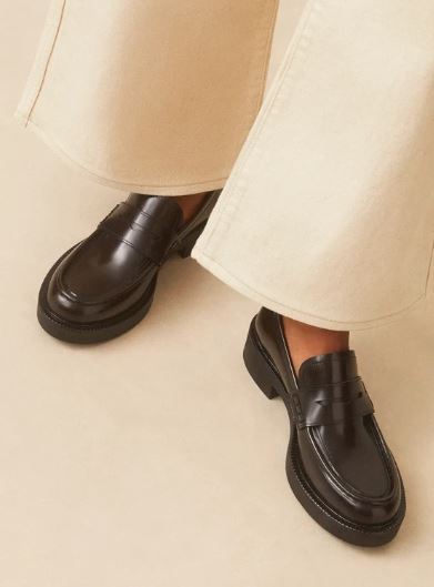 Mocassin N° 198 Cuir noir RIVECOUR