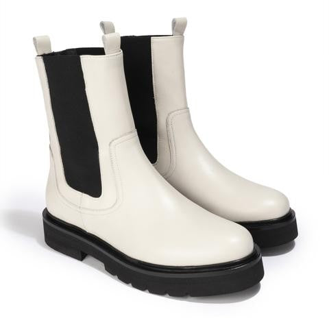 Bottine en cuir Off White JONNA ANAKI Dernières en  39 !