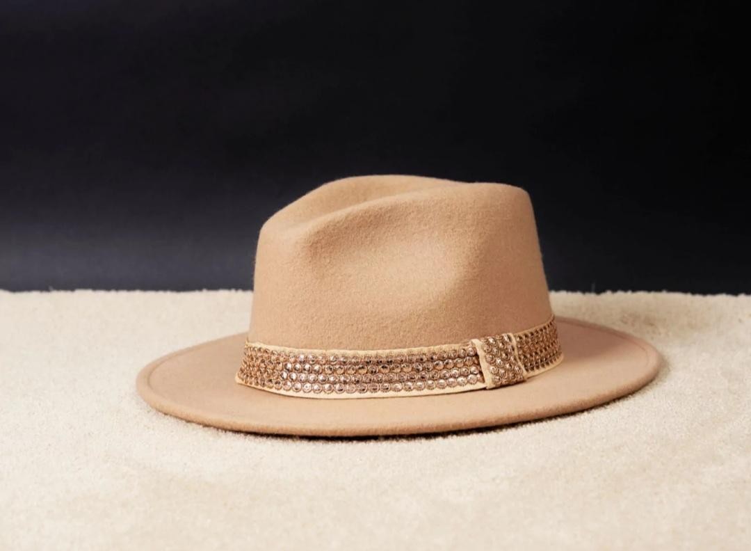 Chapeau en feutre de laine JIM Beige MARADJI