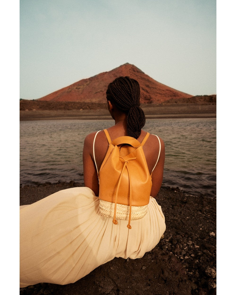 Sac seau / sac à dos MONTAGNE Safran CRAIE