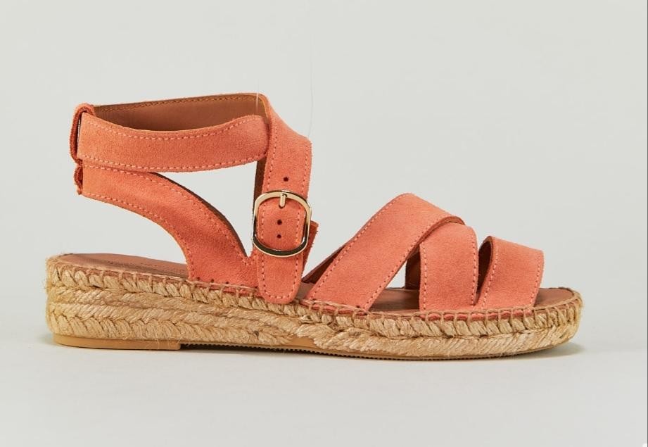 Sandale à corde BORDA Coral NAGUISA Dernière en 37 !