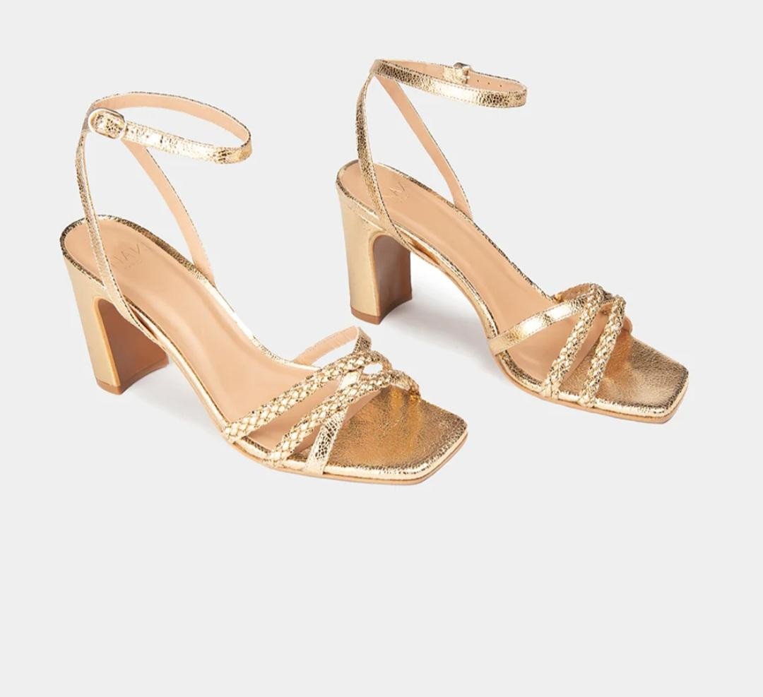 Sandale AMPARO Doré ANAKI Reste 39 et 40!